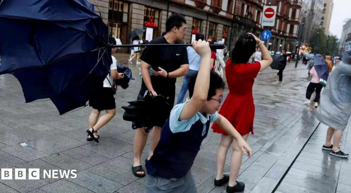 China Evacuates 1 Million as Typhoon Dolphin Batters Coast