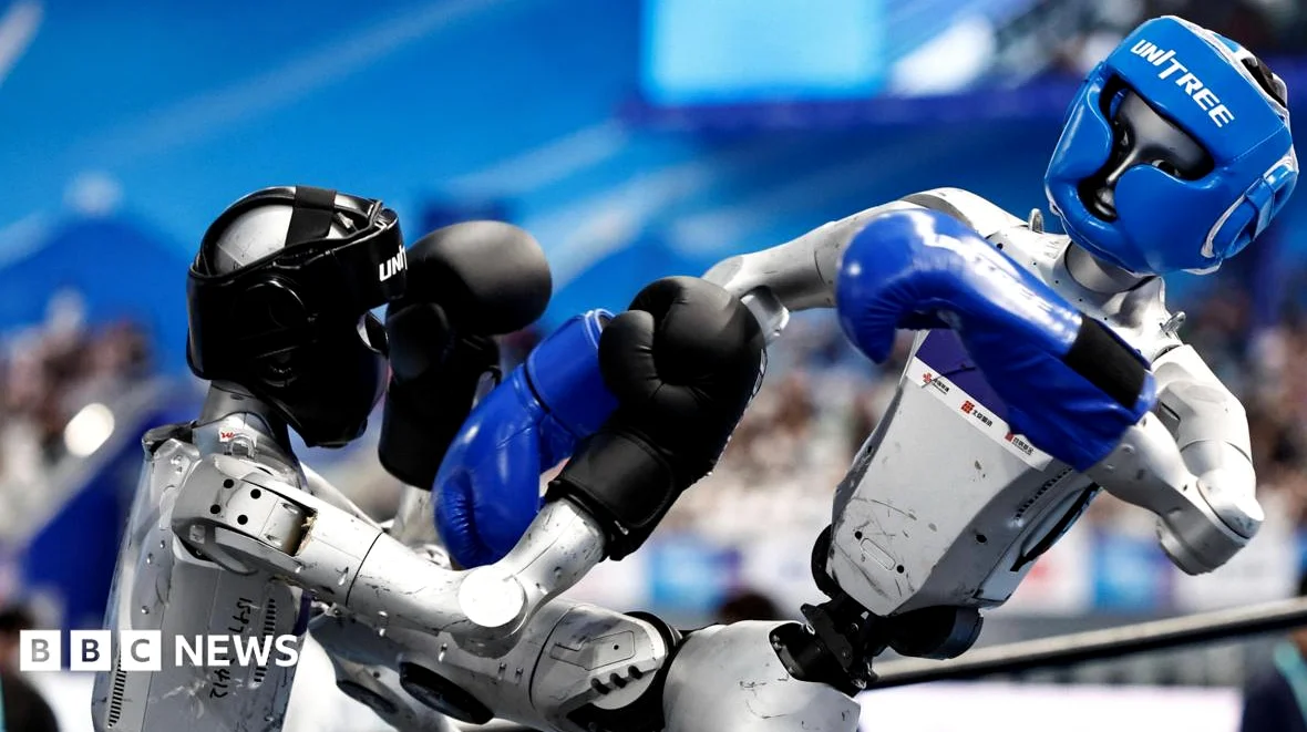 Robot breaks 100m record at World Humanoid Games
