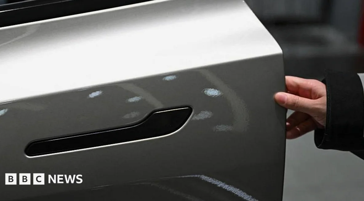 Nearly Three Million Teslas Recalled in China for Hidden Door Handles