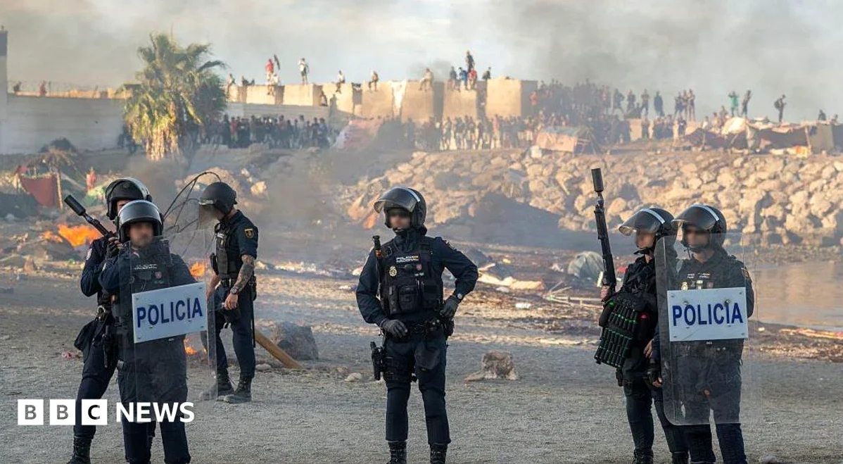 Violence Breaks Out in Ceuta as Migrant Crisis Worsens