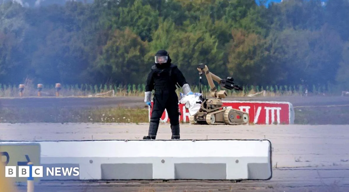 Germany says Russia behind Leipzig airport drone attack