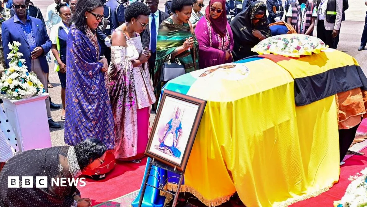 Body of world’s youngest traditional king returns home to Uganda amid succession row