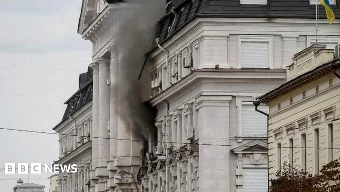 Russia hits Ukrainian security HQ in drone attack, Zelensky says