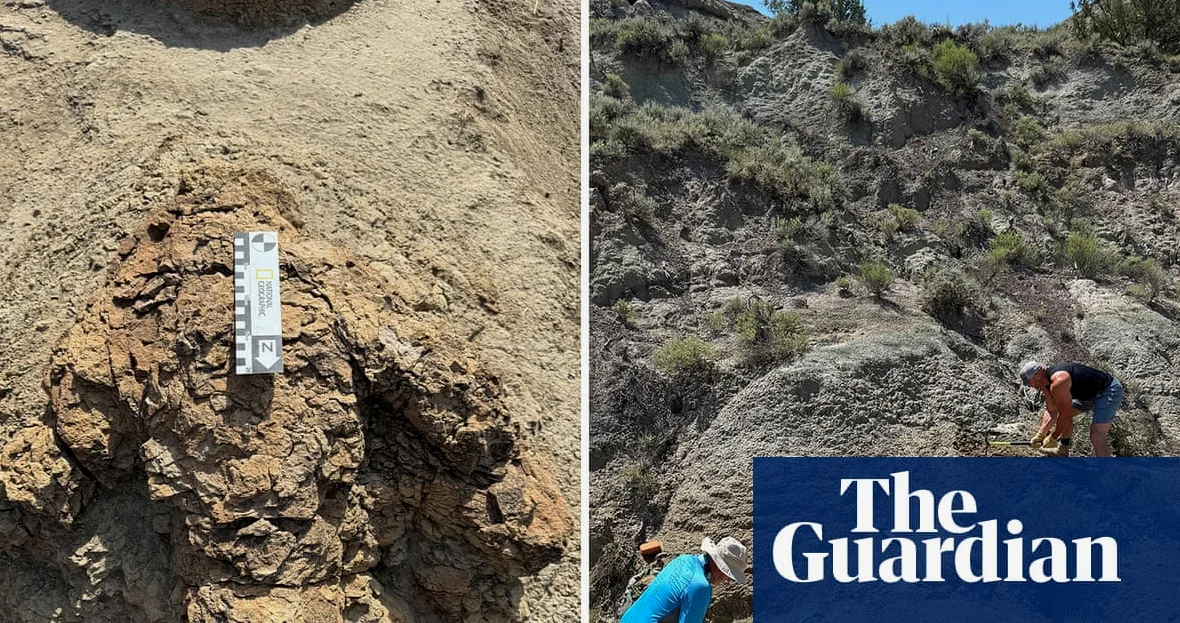 Huellas de T. rex adulto en Dakota del Norte: primer registro