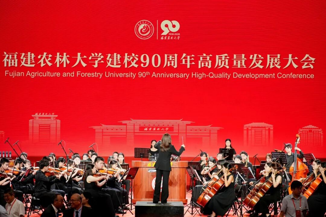 An orchestral performance at the conference.